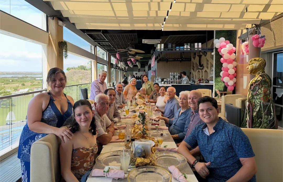 Restaurante de Manta con decoración elegante para evento privado