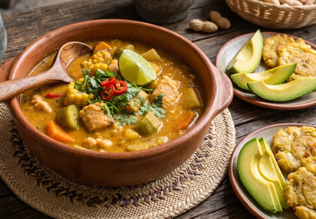 Viche manabita servido como plato tradicional de la gastronomía de Manabí