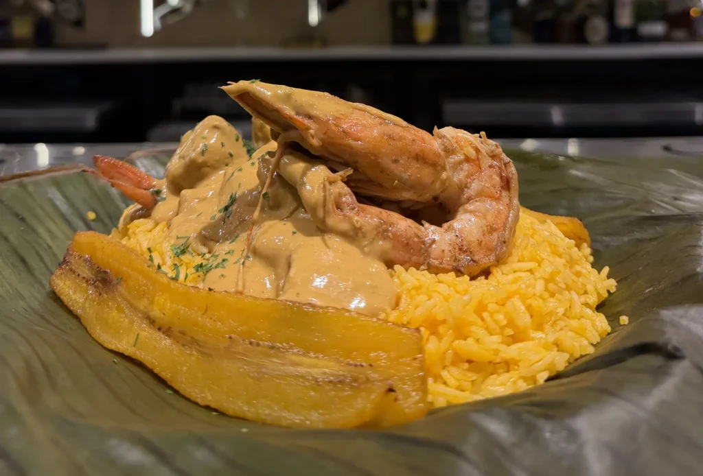 Ecuadorian coastal food featuring traditional regional dishes