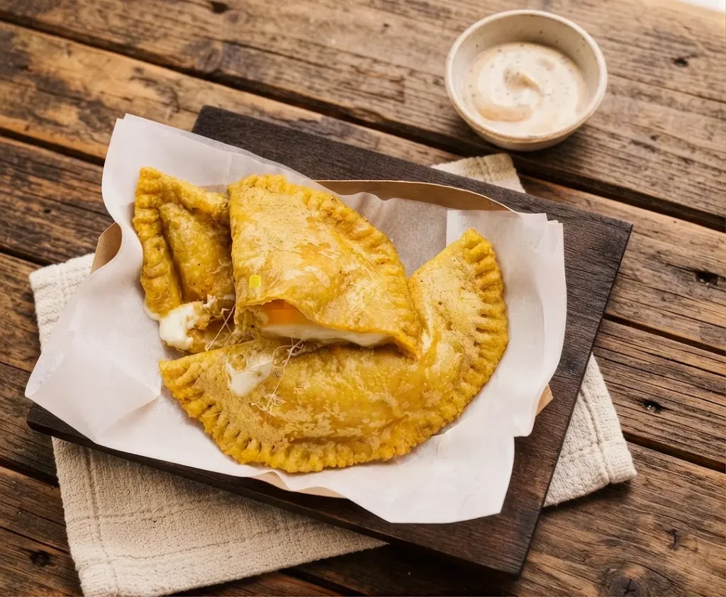 Empanadas de verde con queso en Ecuador