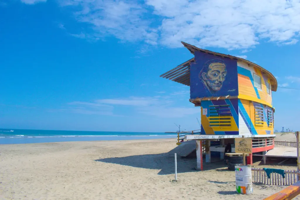 Manta beaches Ecuador Murcielago with coastal ocean views