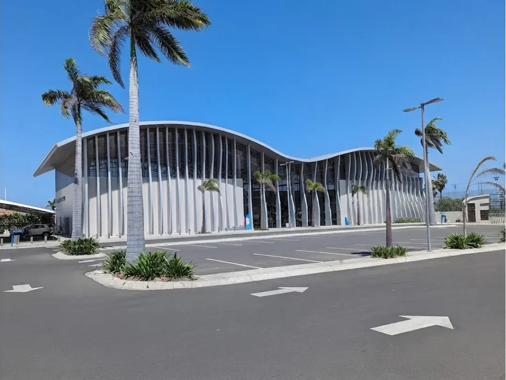 Manta Cruise Port facade in Ecuador