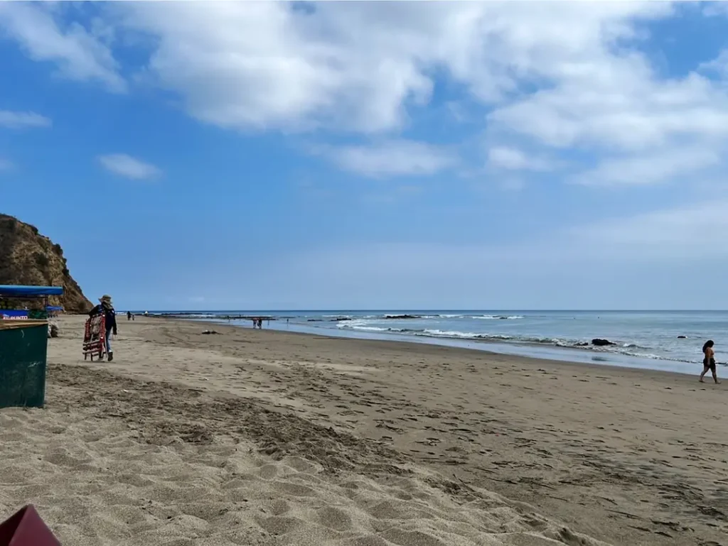 San Mateo Manta beaches Ecuador with scenic coastal views